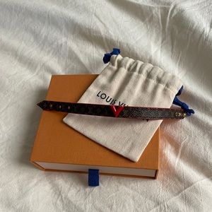 Louis Vuitton monogram canvas bracelet